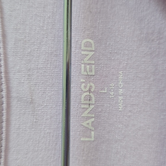 Two-piece Pajama Set Lands End Top/GreenTea Bottoms - Picture 3 of 7